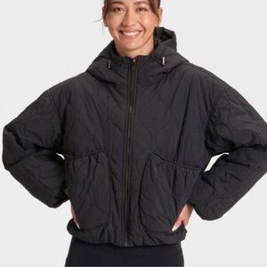 All In Motion Black Quilted Jacket